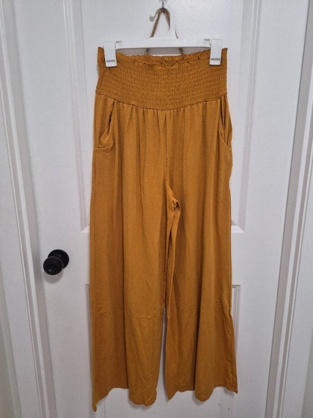 Zenana Pants S-XL Golden Mustard